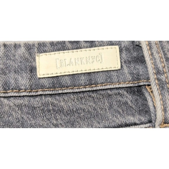 Blank NYC The Cooper Long Slim Straight Gray Tuxedo Size 27 - Picture 4 of 7